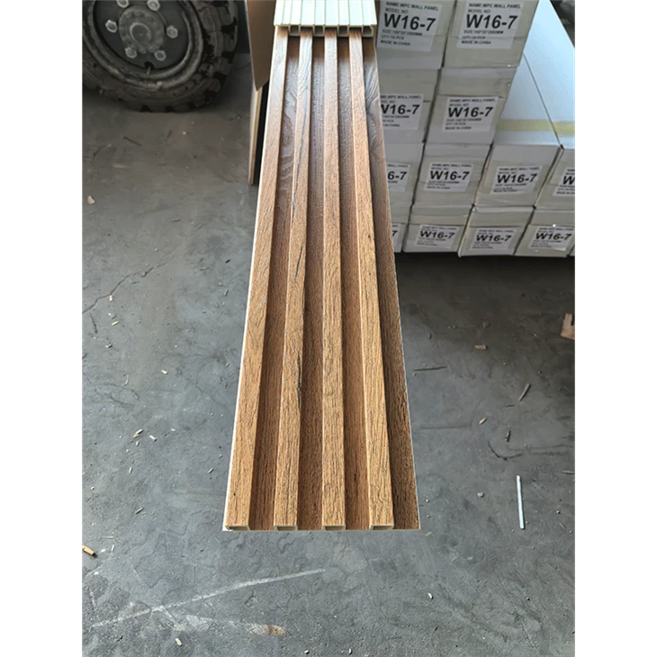 Modern Soundproof WPC Grille Panel factory
